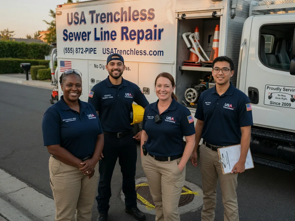 Sewer Line Repair company in Effort, PA